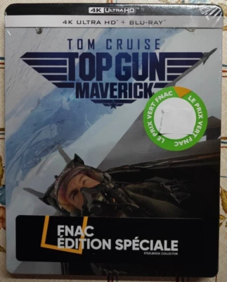 Top Gun Maverick Édition Spéciale Limitée Fnac Steelbook Blu-ray 4K Ultra HD - Photo 1/4