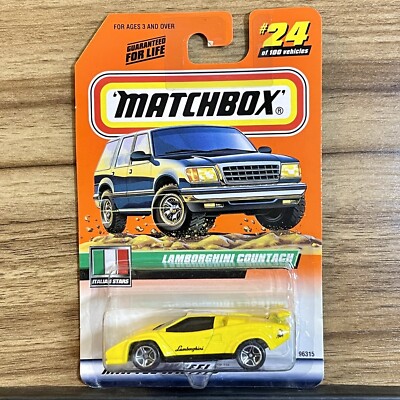 Matchbox #24 Lamborghini Countach With MB 2000 Logo On Windshield