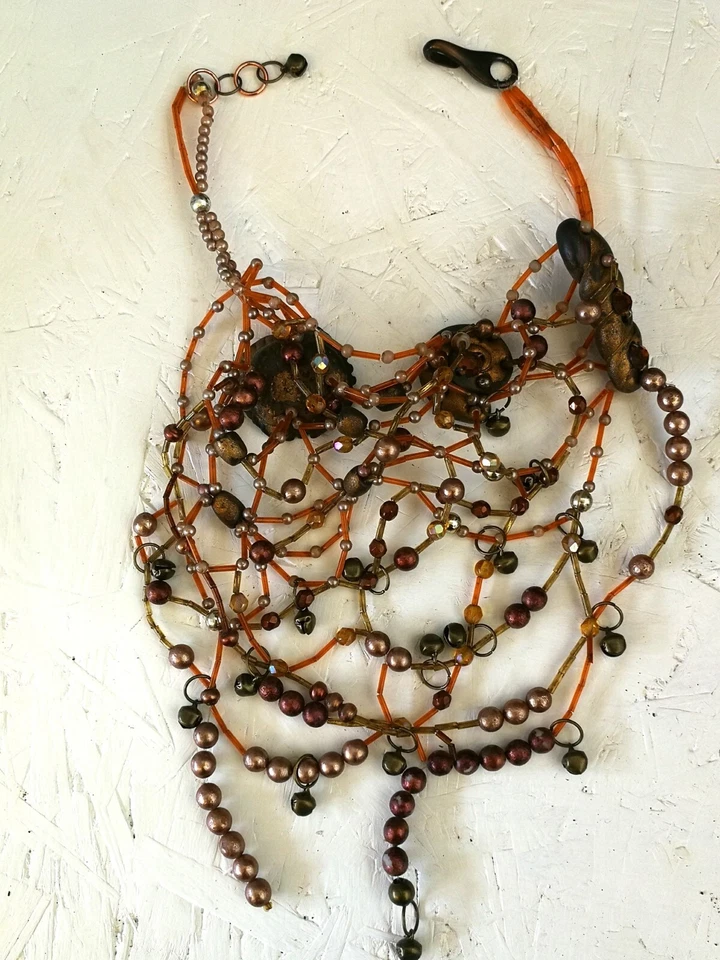 Elegante Joyería Mujer Collar Gargantilla Collar Perla Lujo Capas Lariat Moda Foto 3 de 4