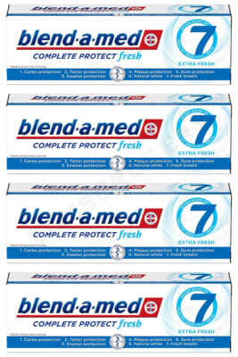 4 BLEND-A-MED Complete Protect Extra Fresh 7 German Daily Toothpaste 75ml