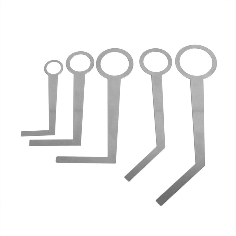 5Pcs Stainless Steel Saxophone Leveling Rings Pad Clarinet Adjust Repair Tool