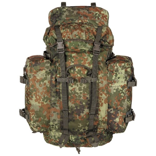 BW German Army Bundeswehr Camo FLECTARN Mountain Field Backpack 100L - New - 第 1/4 張圖片