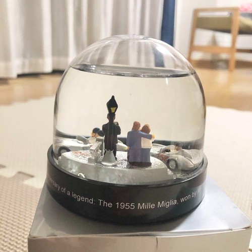 Mercedes-Benz Snow Globe 300SLR Mille Migliare 50th Anniversary Novelty 2005 - Picture 3 of 4