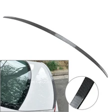 S Style Rear Boot Trunk Lip Spoiler Wing Fit Audi A3 S3 RS3 4-Door Sedan 2014-20