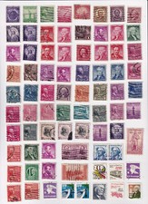 Lot Of 77 Mixed United States US Postage Stamps