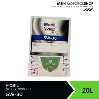 Mobil Super 3000 XE1 5W-30 20 Liter BAG-IN Box