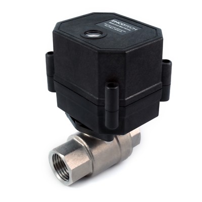 1/2'' NPT Motorized Ball Valve110 to 240 VAC 3-wire  Stainless Steel EPDM 