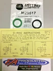 Melling M29517 Oil Pump Pickup Tube O-Ring Set Of 2 For Chevy LS V8 Engines