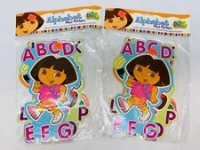 Dora the Explorer Alphabet Mini Posters Set 2003 Viacom Nick Jr Learn ABCs BIN65