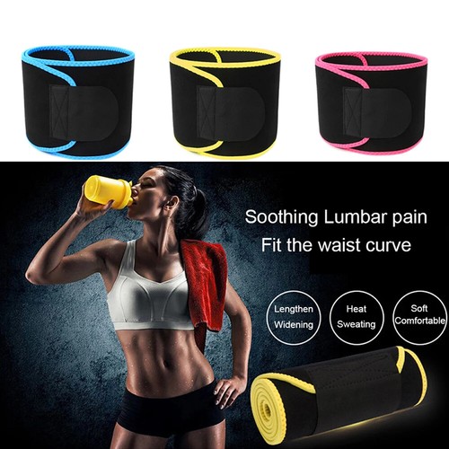 Waist Trimmer Exercise Workout Sauna Belt Stomach Trainer Slim Body Sweat Wrap - Picture 13 of 22