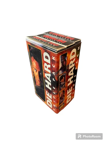 Die Hard Triple Pack (VHS, 1995) Bruce Willis- Pre owned, Untested