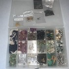 Artist Bead Lot Mix With Case. Art Studio Clean Out