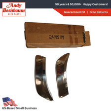 1963-1964 Plymouth Rear Wheel Opening Stone Shields Deflector Pair 2495119 Nos