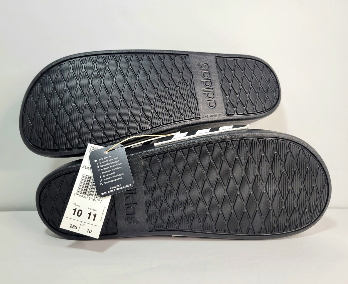 ADIDAS Mens NYC Adilette Comfort Slides New York City Black 