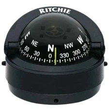 Ritchie S-53 Explorer Marine Compass, Surface Mount | Black