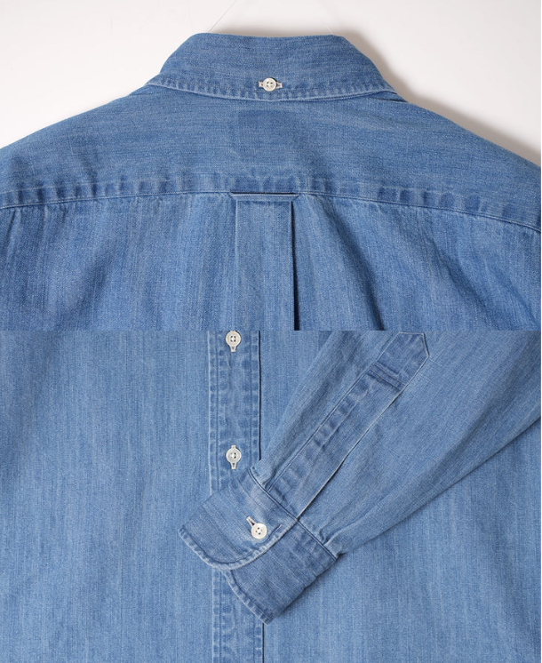Kamakura Shirt VINTAGE IVY BUTTON DOWN JAPANESE DENIM 7OZ | eBay