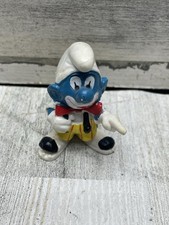 Clown Smurf Figure 1978 Schleich Hong Kong Pe...