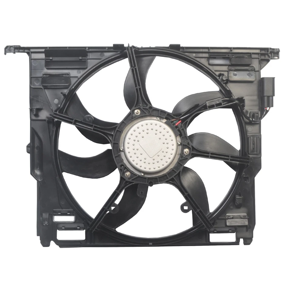 Radiator Cooling Fan Assembly For 2009-2011 BMW 528I Foto 3 de 4
