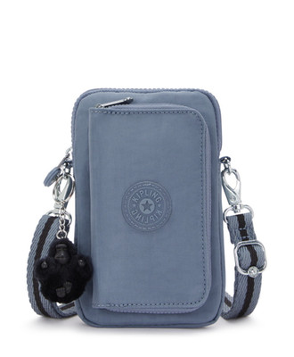 Kipling TELMO kleine Geldbörse mit abnehmbarem Umhängegurt - Blue Stone UVP 59£