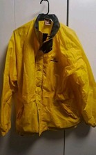 Mens Rawlings BOEING vintage Windbreaker Jacket Yellow Size L