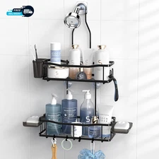 Hanging Shower Caddy Bathroom Organizer: Rustproof Shower Shelf Racks