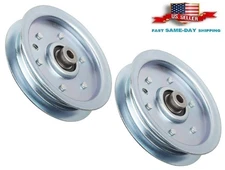 2 PK For Ariens Edge 34 42 34" 42" Deck Flat Idler Pulley Kit Edge 34 42 Pulley