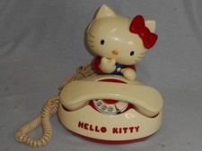 Old Dial Phone Hello Kitty First Generation Vintage Item 76 Sanrio Tamura Electr
