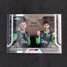 Hulkenberg Bortoleto Topps Chrome F1 Duo Card 173 2025 Season