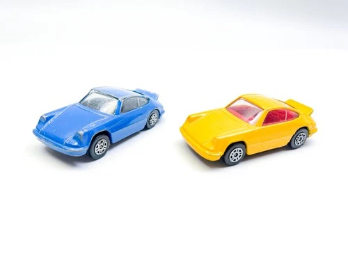 Vintage Corgi Juniors Porsche 911 Carrera x2 diecast models L2