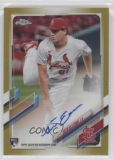 2021 Topps Chrome Rookie Gold Refractor 37/50 Seth Elledge #RA-SEL Auto 9z7
