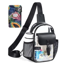Clear Bag for Stadium Events, Clear Crossbody Bag Purses for Women Crossbody ...