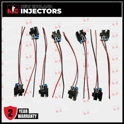 Set of 8 Delphi Fuel Injector Connectors Fits 99 07 25317628 Chevy Express 4.8L
