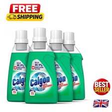 Image of Calgon Antibacterial Washing Machine Cleaner - Limescale Remover Gel (Pack of 4)