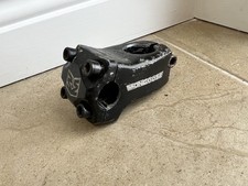 Mongoose BMX Stem 1-1/8in Threadless Hinge 22.2mm Bar Clamp Black 50mm