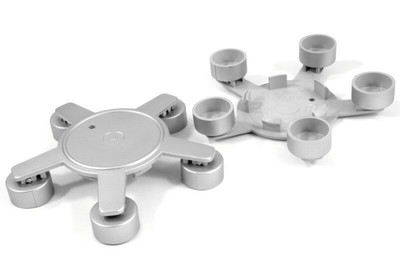tappi coprimozzo fiat per cerchi in lega diametro esterno 48 mm set 4
