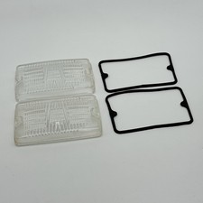 2 Nos Cibie Iode 35 Fog Lamp Lens Pair Driving Lights Clear Glass 2 Nos Cibie Iode 35 Fog Lamp Lens Pair Driving Lights Clear Glass