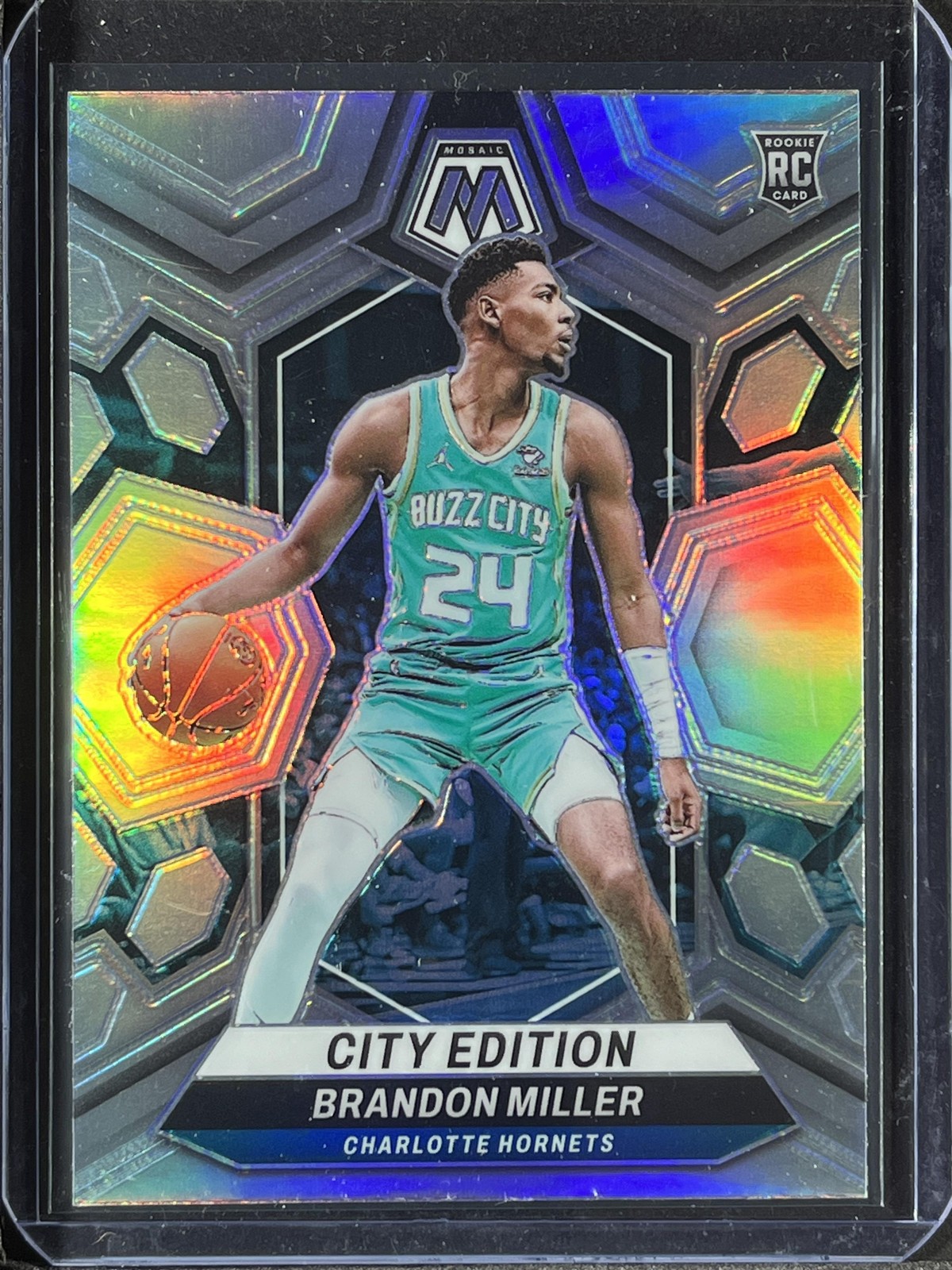 2023-24 Panini Mosaic #277 Brandon Miller Silver 250004