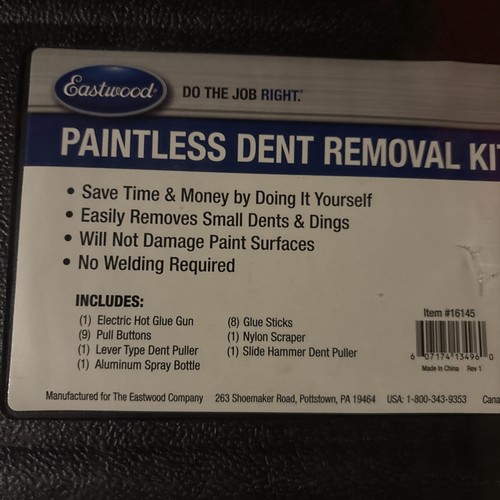 Eastwood Auto Body Paintless Dent Removal Repair Tools Automotive Hail Damage - Picture 2 of 4