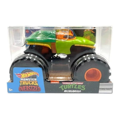 Monster Trucks Oversized Teenage Mutant Ninja Turtles Michelangelo Diecast Car - Image 1 of 4