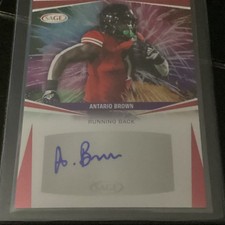 Antario Brown 2025 Sage High Series Red Autograph Rookie Card (#A-AB)