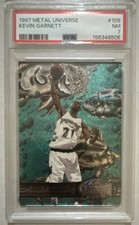 1997 Metal Universe Kevin Garnett #109 Metal ...