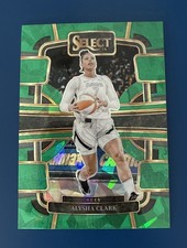 2024 Panini Select WNBA #43 Alysha Clark Green Ice Concourse