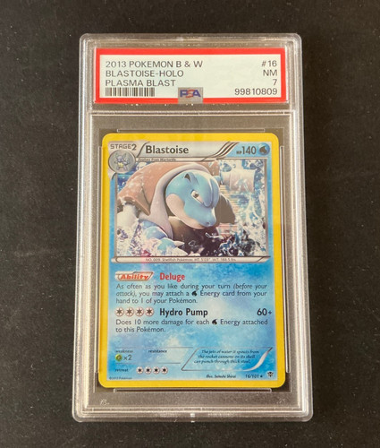 Blastoise graded PSA 7 for sale on eBay