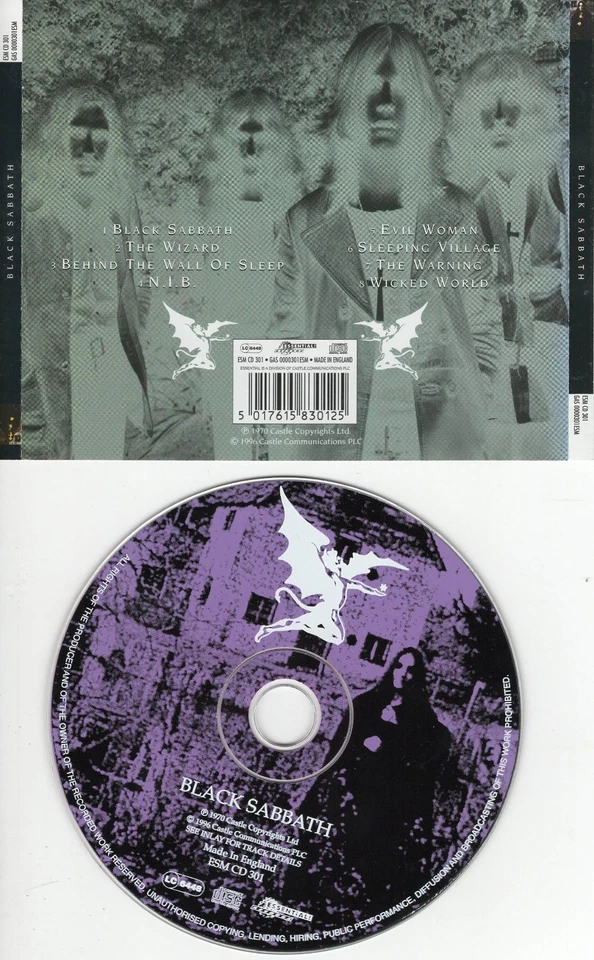 Black Sabbath – Black Sabbath, Ozzy Osbourne - CD, Album, Remastered (UK 1996) - Bild 4 von 4