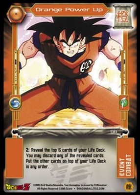 Orange Power Up - Arrival - Dragon Ball Z TCG (Score 2005)