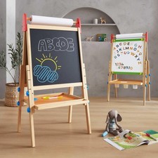 Tiny Land Easel for Kids with 2 Drawing Paper Roll, Adjustable Kids Art Easel...