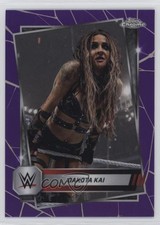 2025 Topps Chrome WWE Purple Refractor Dakota Kai #58 5y7