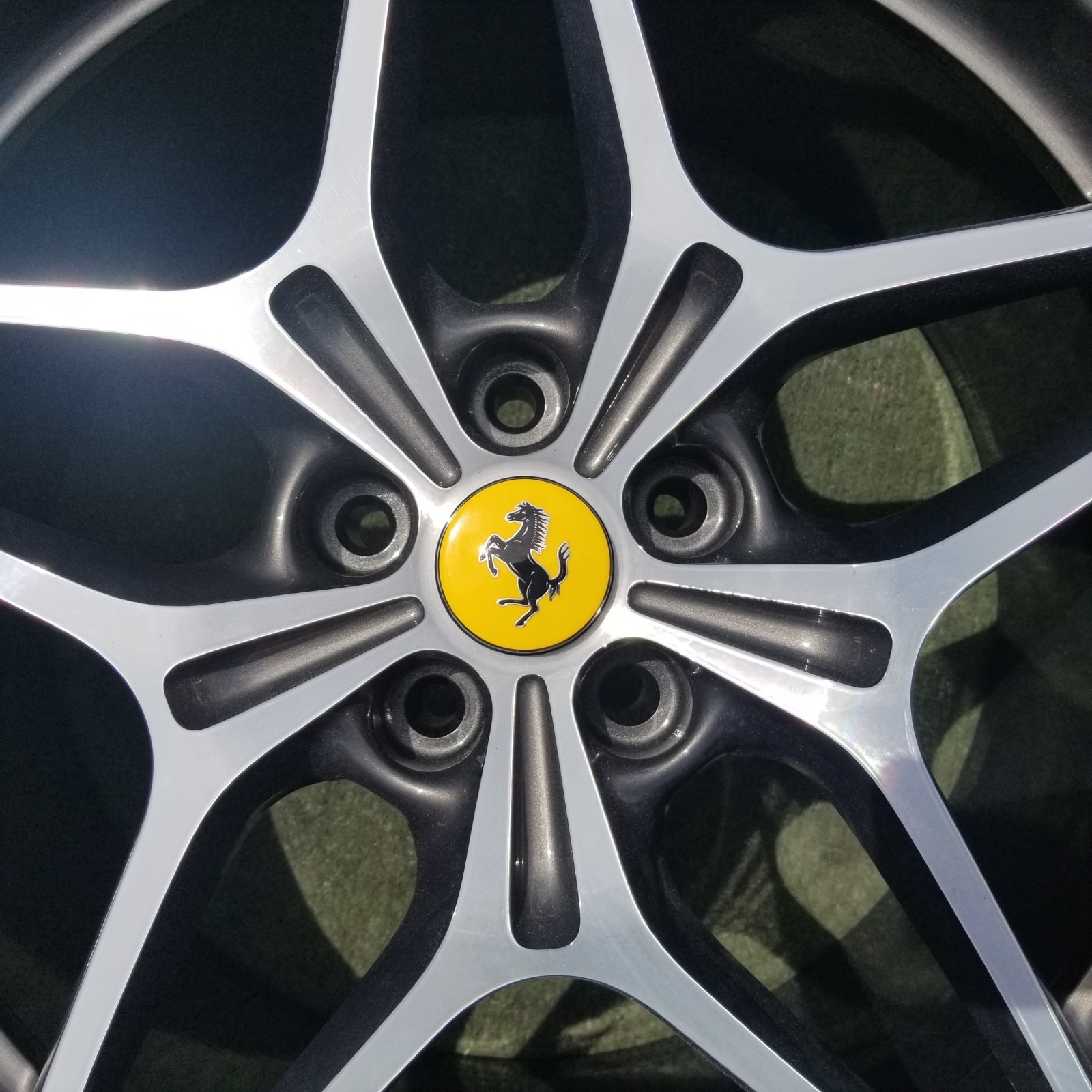 4 PERFECT Factory Ferrari California T Wheels Forged OEM Diamond Cut 20 inch Set