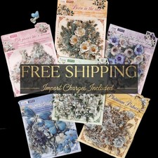 Plant  Flower Leaf PET Stickers for Scrapbooking 20pcs 