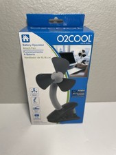 O2 Cool Battery Operated Portable Clip On Fan